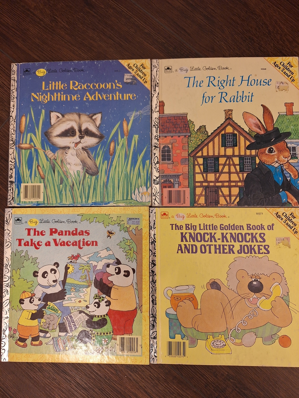 A Big Little Golden Book Kids Book Set